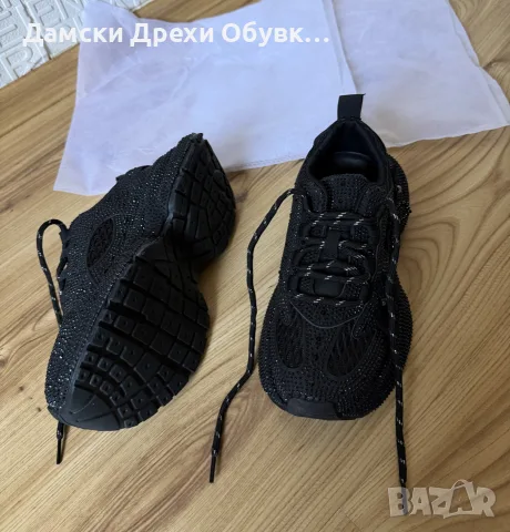 Дамски маратонки с камъчета по модел на Balenciaga , снимка 9 - Маратонки - 55051248