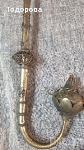 Азиатска лула за опиум, снимка 2 - Антикварни и старинни предмети - 54012720