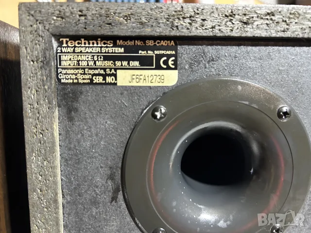 Тонколони Technics SB-CA01A, снимка 6 - Тонколони - 55469871