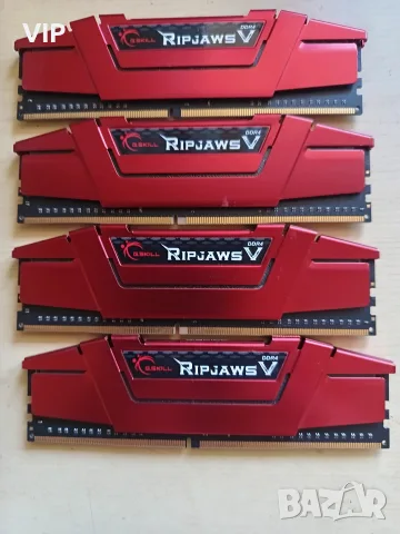 G.Skill Ripjaws V 32GB DDR4-3600 CL19 (4×8GB) F4-3600C19D-16GVRB, снимка 2 - RAM памет - 55466145