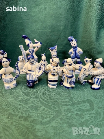 Руски фигурки/статуетки Гжел/Гжель