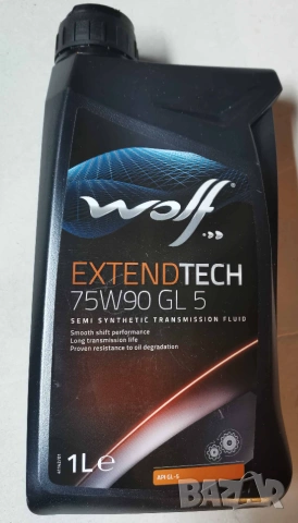 Масло за ръчна скоростна кутия WOLF 75W90 GL5, снимка 4 - Части - 55206692
