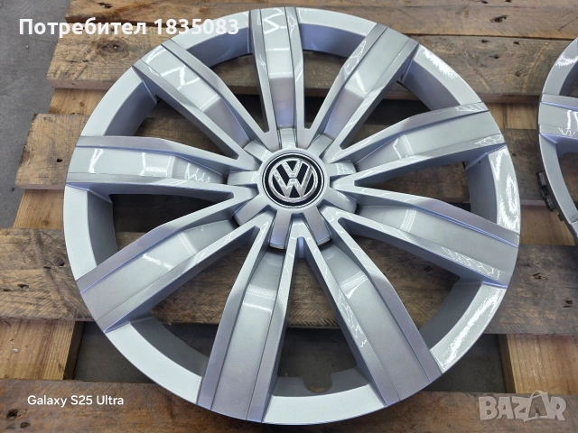 Оригинални тасове VW 17 цола, снимка 2 - Аксесоари и консумативи - 54396220