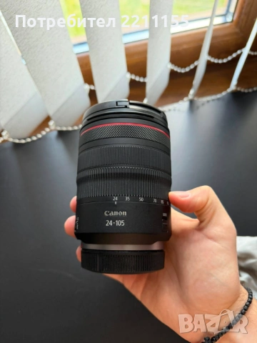 Canon RF 24-105mm f/4L IS USM, снимка 2 - Обективи и филтри - 54873033