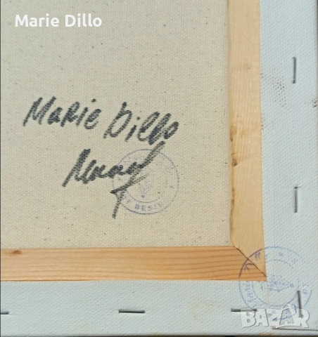 Авторска картина масло върху платно с рамка и готово за закачане, снимка 7 - Картини - 53950015