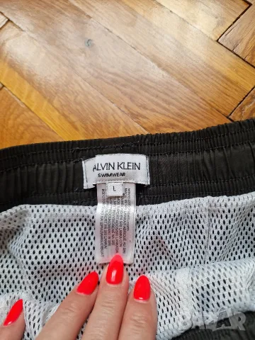Страхотни мъжки къси шорти бански CALVIN KLEIN размер L, снимка 5 - Бански - 55401966