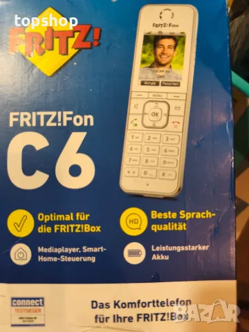 Чисто нов Безжичен Телефон Fritz AVM FRITZ!Fon C6 за FRITZ!Box (DECT / HD Voice) ​ , снимка 10 - Стационарни телефони и факсове - 55592150