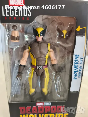 Marvel legends Deadpool Wolverine Brown Suit, снимка 2 - Колекции - 55486828