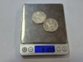2 сребърни германски монети – 10 Deutsche Mark 1995 (J и F), снимка 4