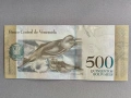 Банкнота - Венецуела - 500 боливара UNC | 2017г., снимка 2