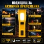Мощен акумулаторен LED фенер къмпинг лампа осветление за риболов туризъм палатка аварии автомобил, снимка 7