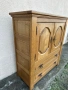 Масивен дъбов шкаф / малък бюфет – 2 врати + 2 чекмеджета, снимка 2
