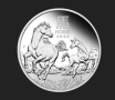 Сребърна монета Лунар, Кон, 2026г, 1/2 Oz., снимка 2
