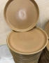 Нови чинии – 2 € броя | Бели и кафяви, отлично състояние 🍽️, снимка 1