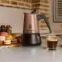 Италианска кафеварка Cecotec Piccolina 400 Bronze, 200 мл, 4 чаши за кафе, неръждаема стомана, подх, снимка 1