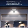 Комплект 2 соларни LED лампи с датчик и дистанционно, снимка 4