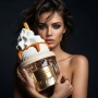 Унисекс парфюм Lattafa Give Me Gourmand Whipped Pleasure - С нотки на карамел, пуканки и мускус, снимка 2