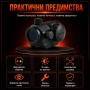 Малък компактен тактически бързомер 1×20 лек прицел мерник за въздушна пушка еърсофт лов оръжие лък, снимка 5
