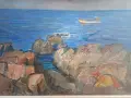 стара Картина 1971г. художник Атанас Жеков  (1926-2006)  , снимка 1