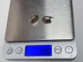 Като нови! Златни Обеци 1,40 грама 14K(проба 585), снимка 9
