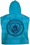 Ново Официално Manchester City FC пончо за деца хавлия с качулка за плаж басейн 75x60 см, снимка 4
