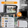 PARKVISION Велосипедна камера за задно виждане с капак за прах, 4.3'' HD 1080P монитор , снимка 2
