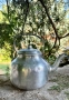 Ретро алуминиев чайник AHMAD TEA (с щампа звезда) колекционерски, снимка 1