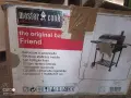 MasterCook - Барбекю на дървени въглища Friend с двойна скара и регулируема кошница, Барбекю , снимка 12