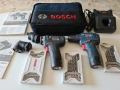 Комплект два винтоверта зарядно и батерии Bosch GSR 12V-15 FC и GSR 12V-30, снимка 2