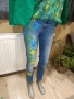 Сет в зелено с рисувани дънки+подарък., снимка 8