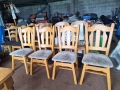 Трапезни столове масив внос от Холандия, снимка 1
