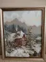 Зимен пейзаж, гоблен,, Ковачницата" , снимка 4