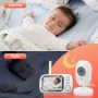 4692 ABM600 Видео бебефон с камера и 300м обхват за къща и двор – 3.5" дисплей, работи без интернет, снимка 4