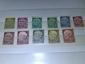 Германски пощенски марки 1954  комплект  с Д-р Th. Heuss , снимка 2