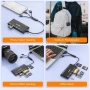 Нов проверен професионален 7 в 3 Карт Райдър USB C USB 3.0 Lightning за 5 карти едновременно, снимка 8