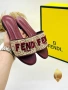 Fendi Нови Дамски Чехли Фенди Различни Цветове , снимка 3