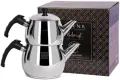 Комплект иноксови чайници 1L + 1.5L за индукция 18/10, снимка 7