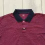 НОВА оригинална мъжка памучна синьо-червена поло тениска с яка UNIQLO размер L от САЩ, снимка 7