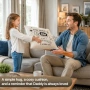 Нов Калъф за декоративна възглавница Dad Mode подарък за татко 45x45 см, снимка 1