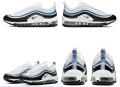 Nike Air Max 97 White Black Royal Blue номер 40 оригинални маратонки , снимка 5