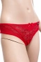 Дамско долнище Hunkemöller, размер M – червена дантела и тюл, снимка 2