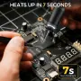 Безкабелен поялник LCD дисплей загрява за 7сек регулиране температура 200-450°C USB-C, снимка 7