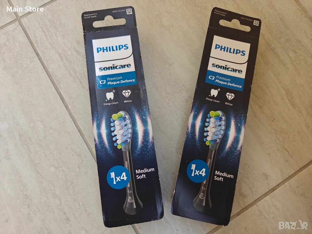 Оригинални Philips Sonicare резервни глави / накрайници за четка 4 Броя, снимка 1