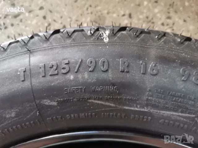 ОРИГИНАЛНА НОВА ПАТЕРИЦА за МЕРЦЕДЕС 125/90/16 CONTINENTAL, снимка 4 - Гуми и джанти - 55338856