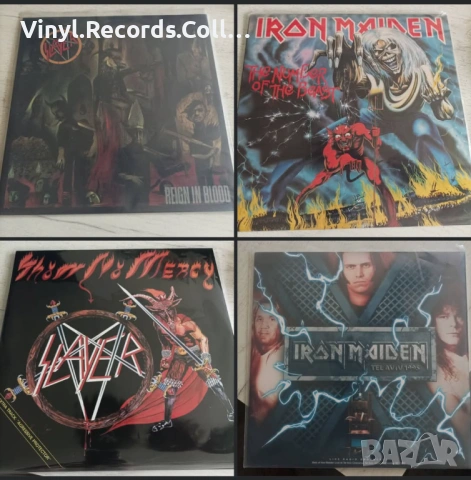 Iron Maiden + Slayer 4LP.