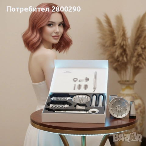 💇‍♀️✨ МУЛТИФУНКЦИОНАЛЕН СЕШОАР И СТИЛИЗАТОР S&R STYLING SD-988 ✨💇‍♀️, снимка 4 - Сешоари - 54875190