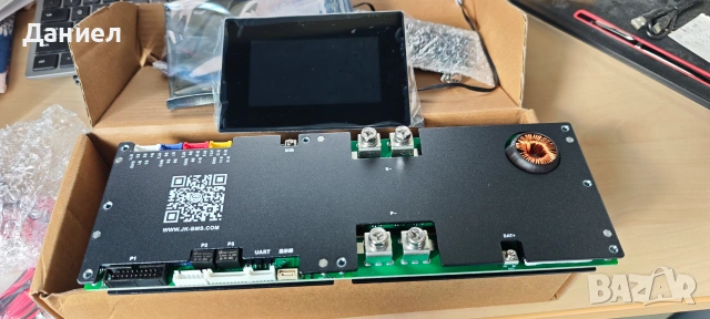 JK BMS 200A за управление на Li-ion/LiFePO4 батерии PB2A16S20P с LCD дисплей