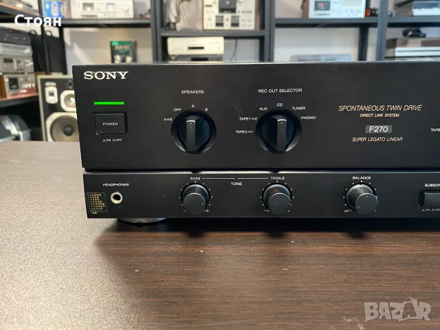 Качествен усилвател Sony, снимка 2 - Ресийвъри, усилватели, смесителни пултове - 55626984