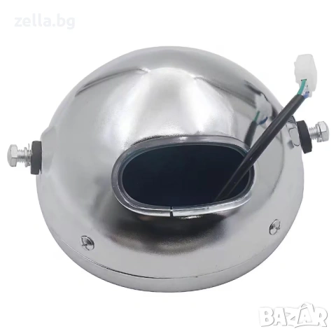 Кръгъл LED фар 5 инча за електрически скутер Citycoco, Harley, мотоциклет и ATV 12V-80V 50000ч 10423, снимка 8 - Нумизматика и бонистика - 54694620