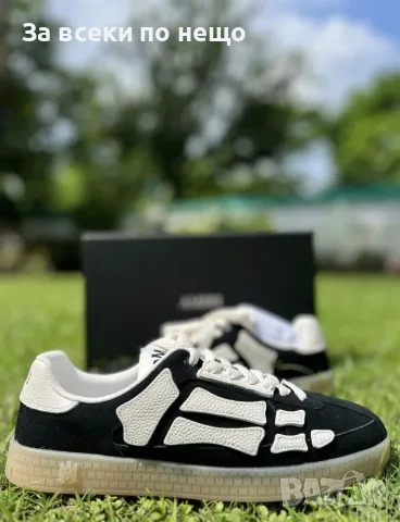 Amiri Skel Top Low "Black/White" Мъжки Маратонки👟Дамски Маратонки Код ch43